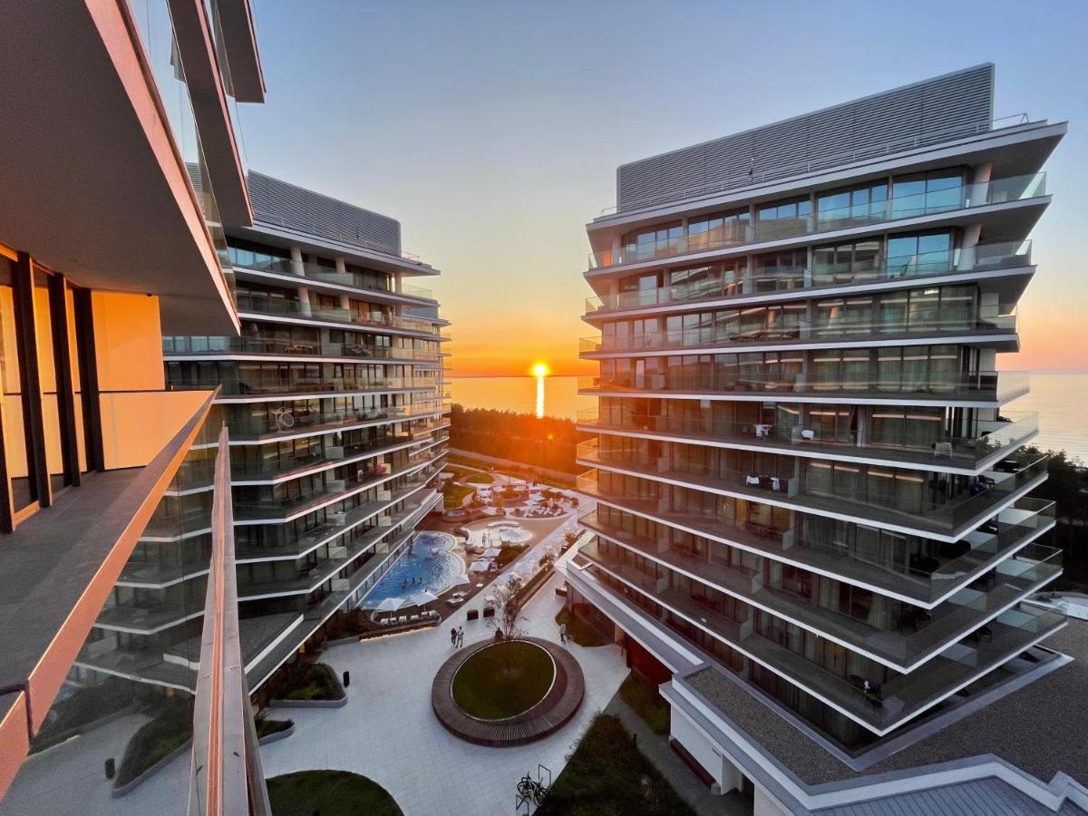 Wave Apartment Tyballtic 7Th Floor With Two Bedrooms And Sea View! Miedzyzdroje Εξωτερικό φωτογραφία