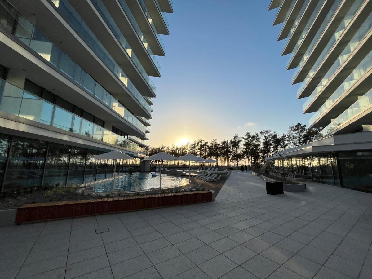 Wave Apartment Tyballtic 7Th Floor With Two Bedrooms And Sea View! Miedzyzdroje Εξωτερικό φωτογραφία