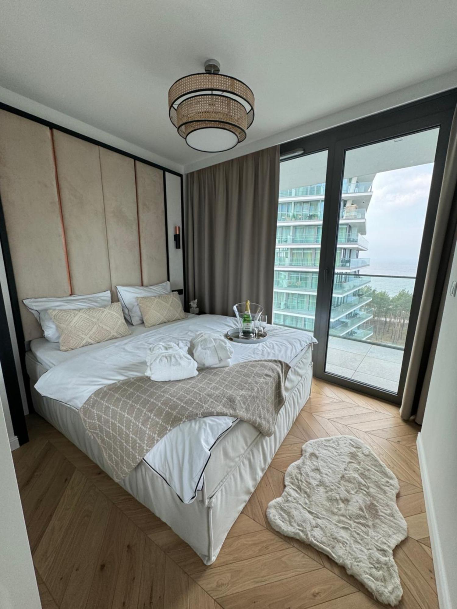 Wave Apartment Tyballtic 7Th Floor With Two Bedrooms And Sea View! Miedzyzdroje Εξωτερικό φωτογραφία